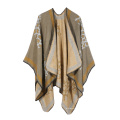 Couverture Femme Boho Poncho Open Front Cape Cardigan Châle Wrap